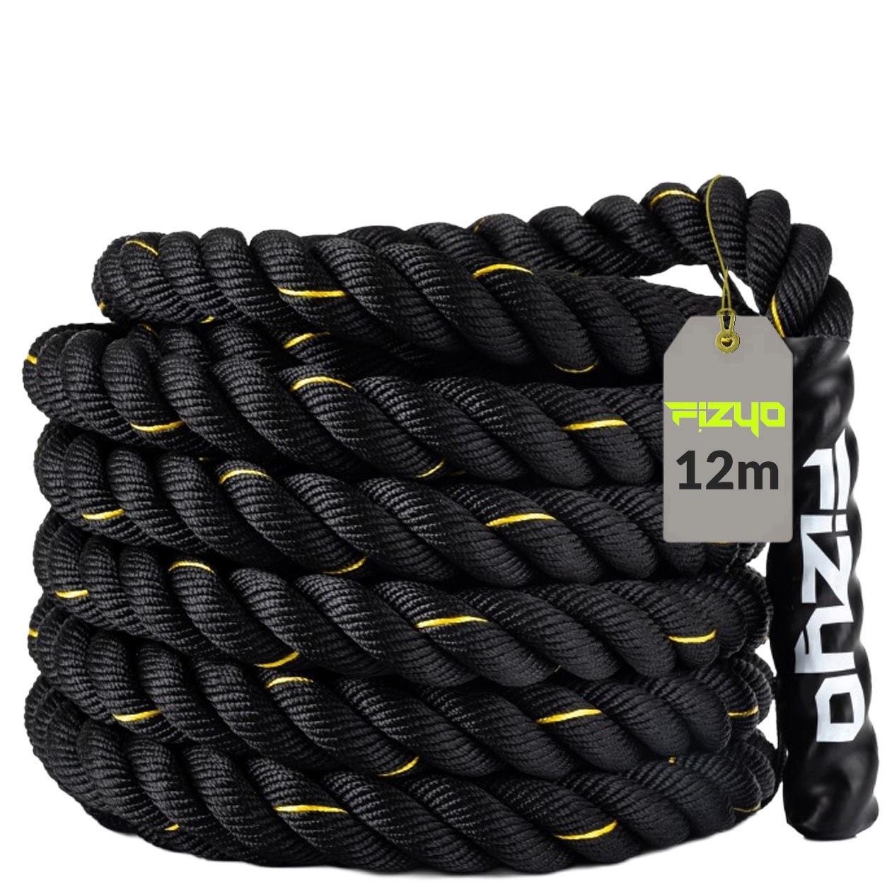 Tréninkové Lano Battle Rope Pro Crossfit Fitness Cvičení 12 M 38 MM 8,9 Kg