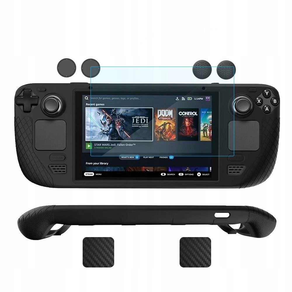 

Etui Szkło do Steam Deck, Silicone Soft Case Full