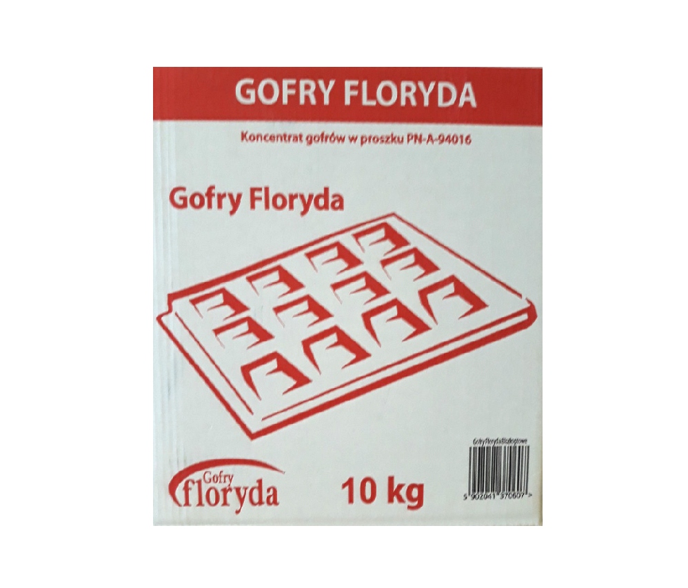 Gofry Floryda Soreno ciasto na gofry biszkoptowe 10 kg