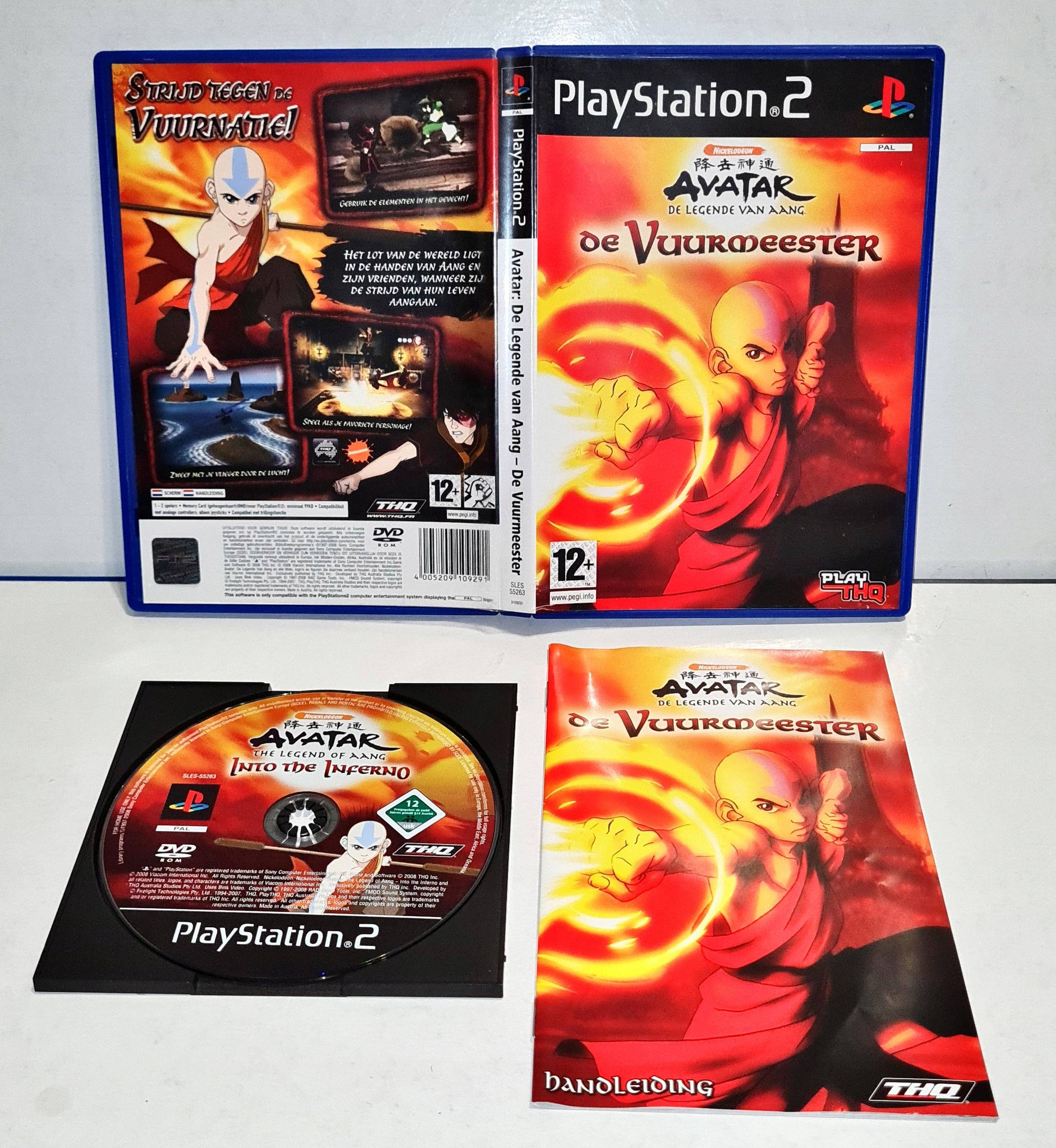 Avatar The Legend Of Aang PS2 Into The Inferno PS2