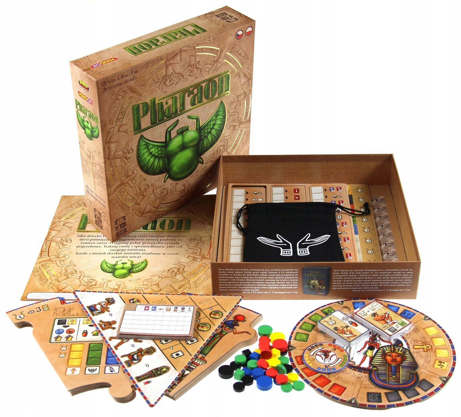 Familijna Planszówka Pharaon Epickie Starcia dziecięca Gra Planszowa
