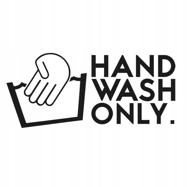 Naklejka na auto Hand Wash Only