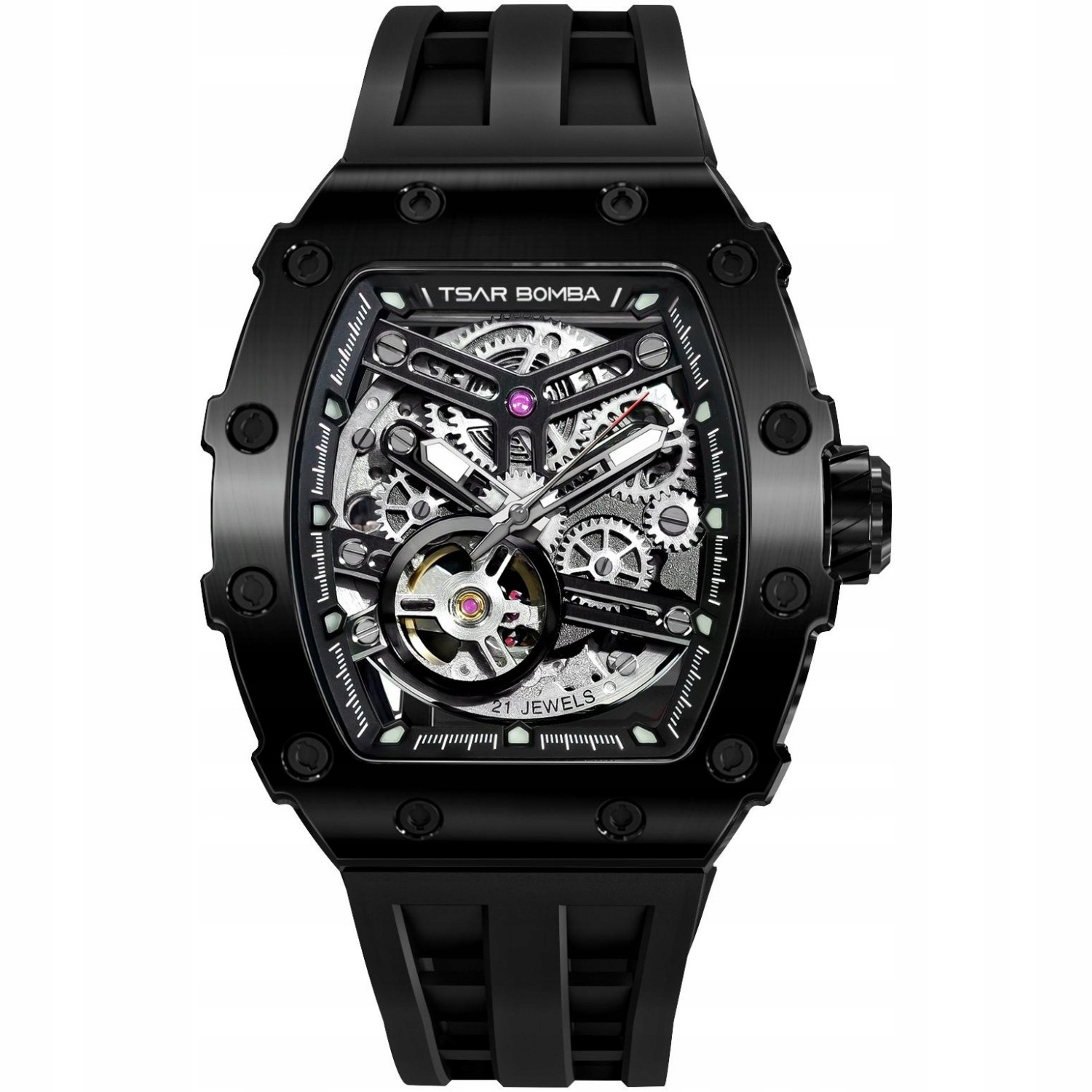 Pánské Hodinky Tsar Bomba TB8208A-15 černý pásek