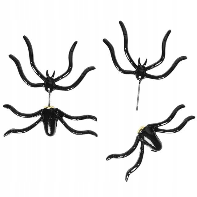 

Kolczyki czarne Pająki halloween Tarantule kostium