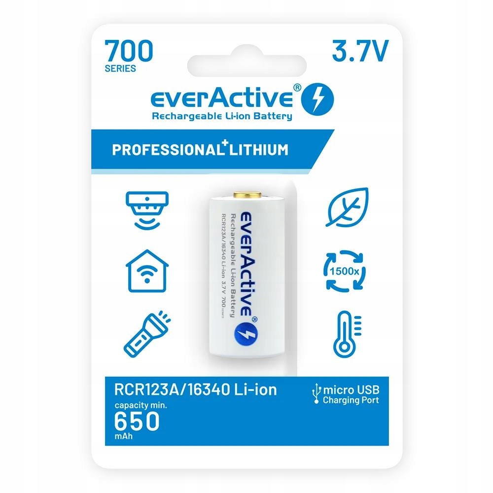 Akumulator everActive 3,7V Li-ion 700mAh micro Usb blister