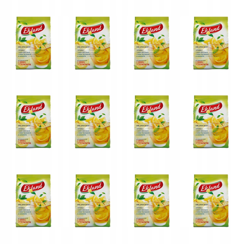 Ekland Instantní čajový nápoj s citronovou příchutí 300 g X12