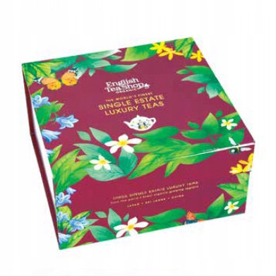 Levně Sada čajů English Tea se skleničkami, dárek