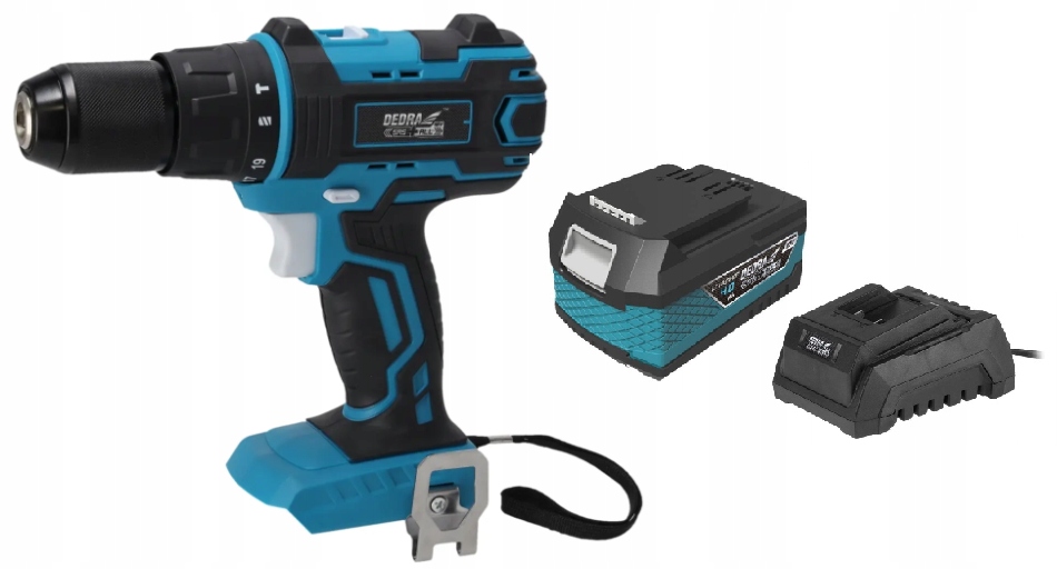 Dedra Aku Vrtačka Udar akumulátor 4AH 18V Sas+ DED7042 50Nm Set