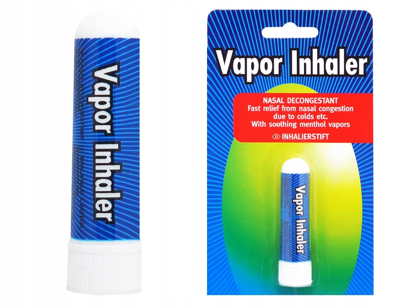 

Inhalator Sztyft Do Nosa Nawilża I Odświeża mentol