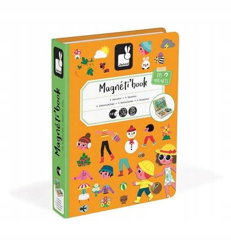 

Janod Magnetyczna układanka Pory Roku Magnetibook