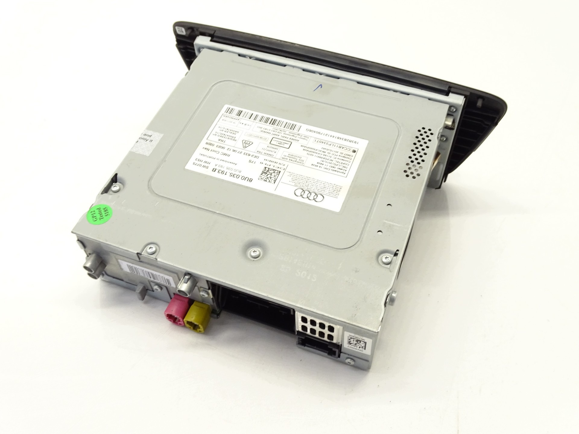 unit control unit MMI MULTIMEDIA navigation RADIO AUDI Q3 8U 8U0035193B