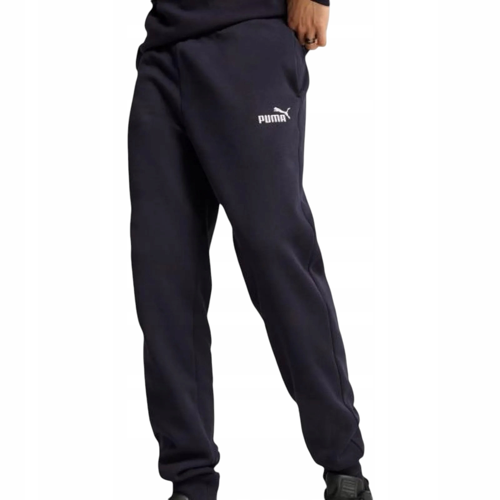 Puma Pánské Tepláky Ess NO.1 Logo Sweatpants Tmavě Modré vel. S