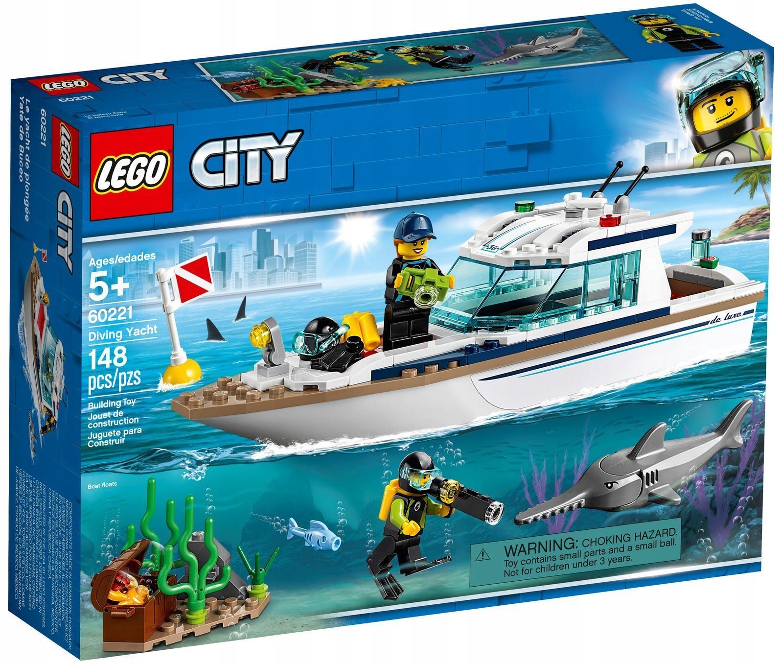 Lego 60221 City Jachta Loď pro potápění Nové