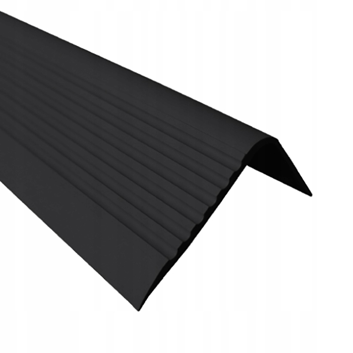 Protišmykový schodiskový profil, schodiskový nosník Rgpd 1,5 m čierny 70x40