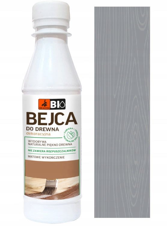 

Dragon Bio Bejca Dekoracyjna Do Drewna 0,2L Szara