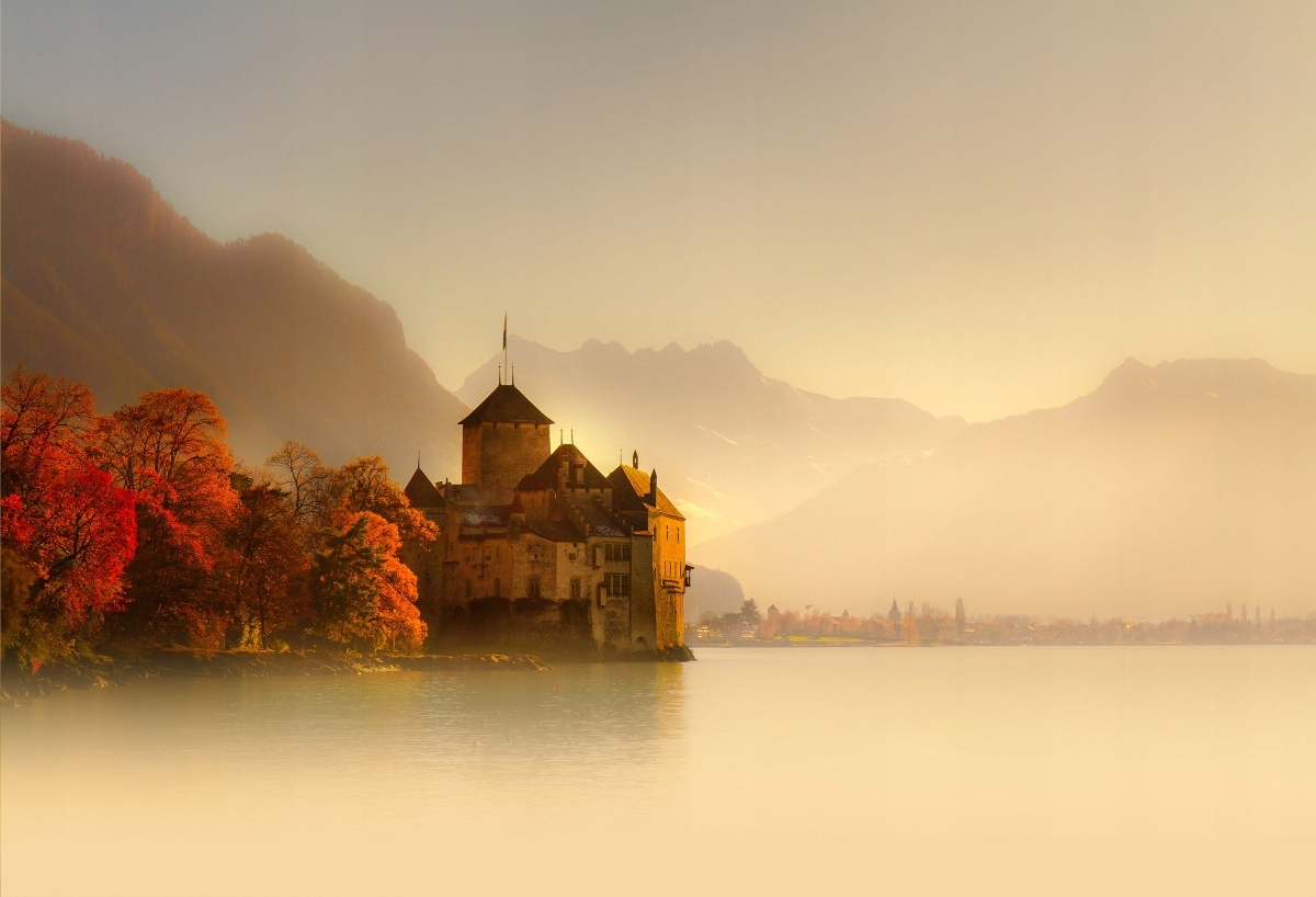 

Fototapeta Flizelinowa Zamek Montreux - 104x70