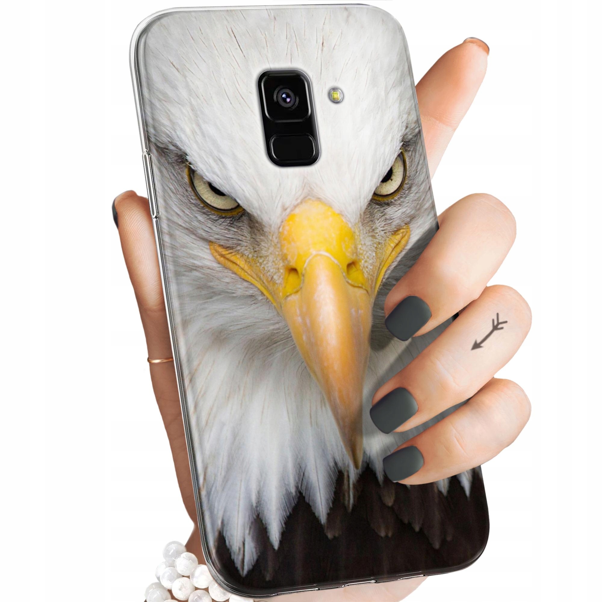 Etui Do Samsung Galaxy A5/A8 2018 Orzeł Sokół Eagle Obudowa Pokrowiec