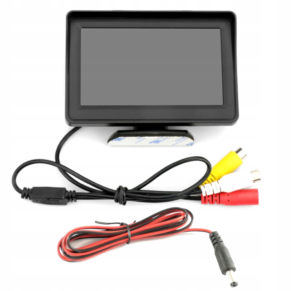 MONITOR Bezprzewodowy KAMERA PRZOD TYL wyl linii System transmisji obrazu PAL