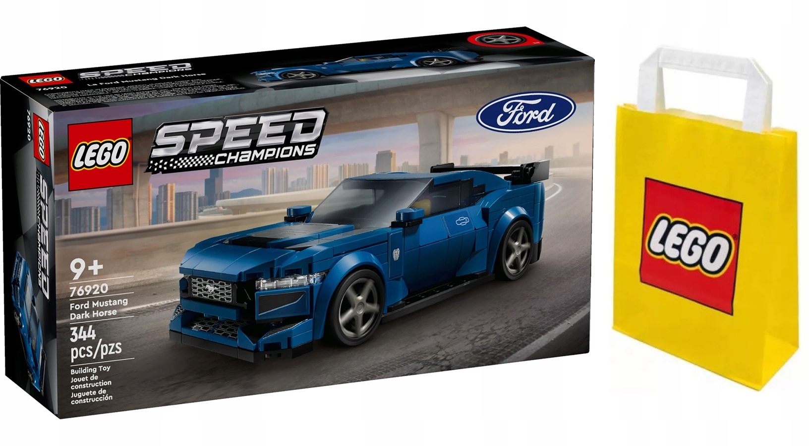 Lego Speed Champions 76920 Sportowy Ford Mustang Dark Horse Torba Lego