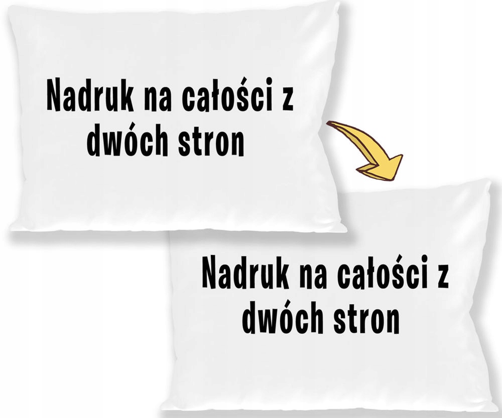 

Dopłata do poduszki. Otrzymasz poduszkę 2-stronną