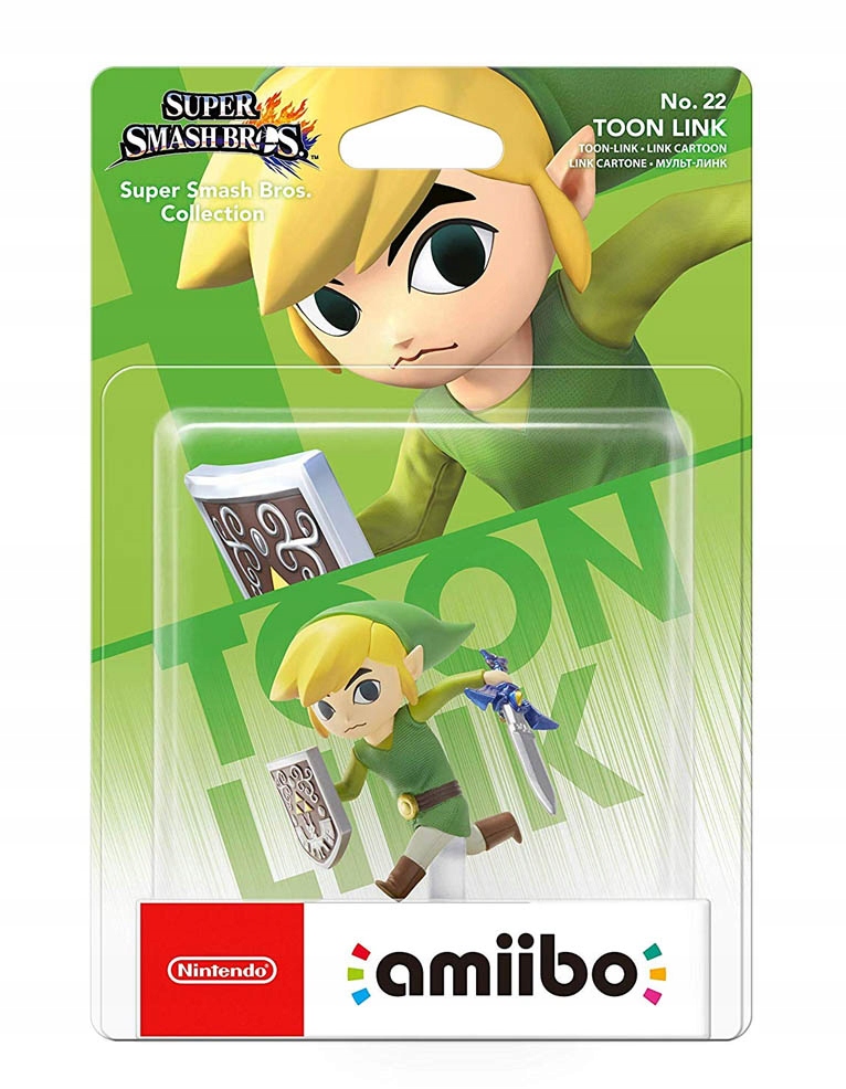 AMIIBO SUPER SMASH BROS COLLECTION TOON LINK No.22