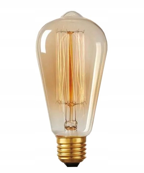

Żarówka Dekoracyjna Ozdobna ST64 E27 Retro Edison