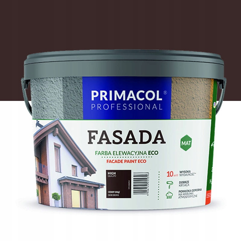 

Primacol Fasada Eco Farba Elewacyjna Ciemny Brąz 4