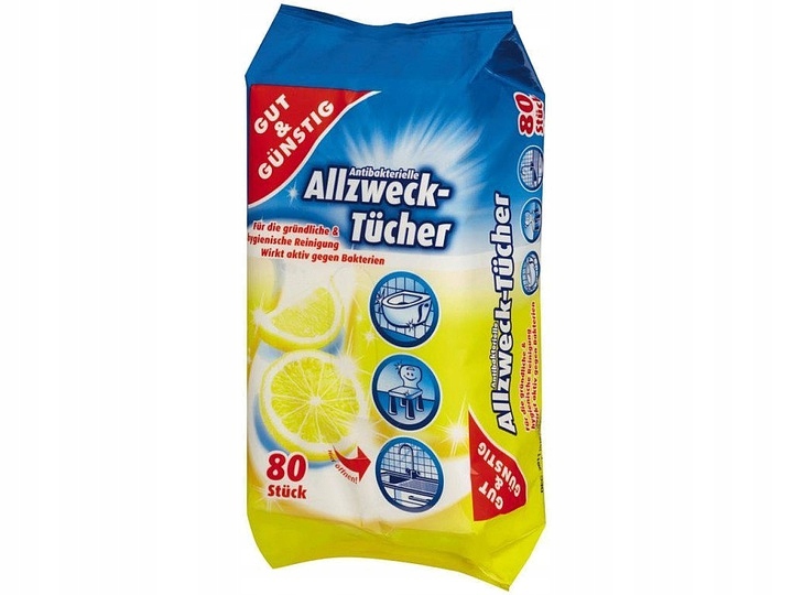 

G&g Chusteczki do Czyszczenia Uniwersalne 80