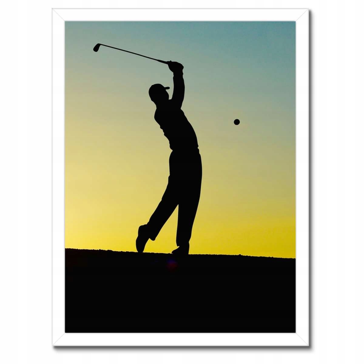 Plakáty v rámu 30x40 Golfista Celní šíp