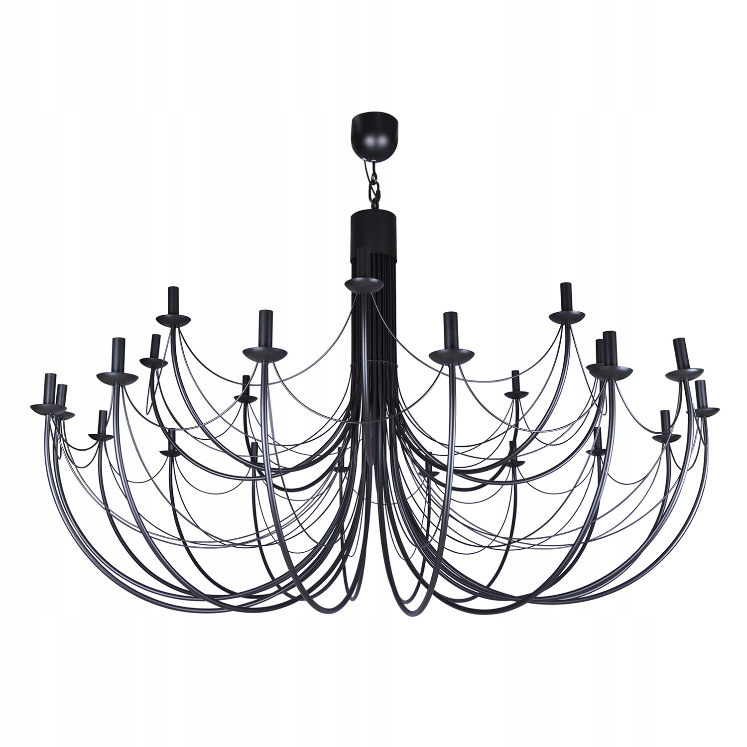 Závěsná lampa do obývacího pokoje, moderní, extra velká, svícenová, kp-17