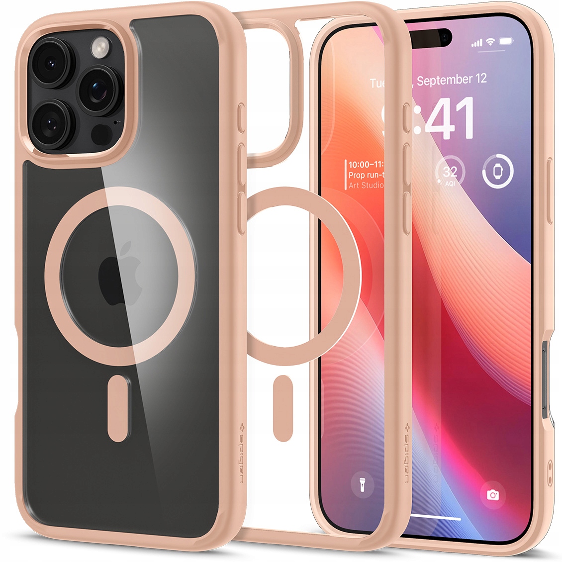 Etui do iPhone 16 Pro Max, Spigen Ultra Hybrid Mag, mocny case do MagSafe