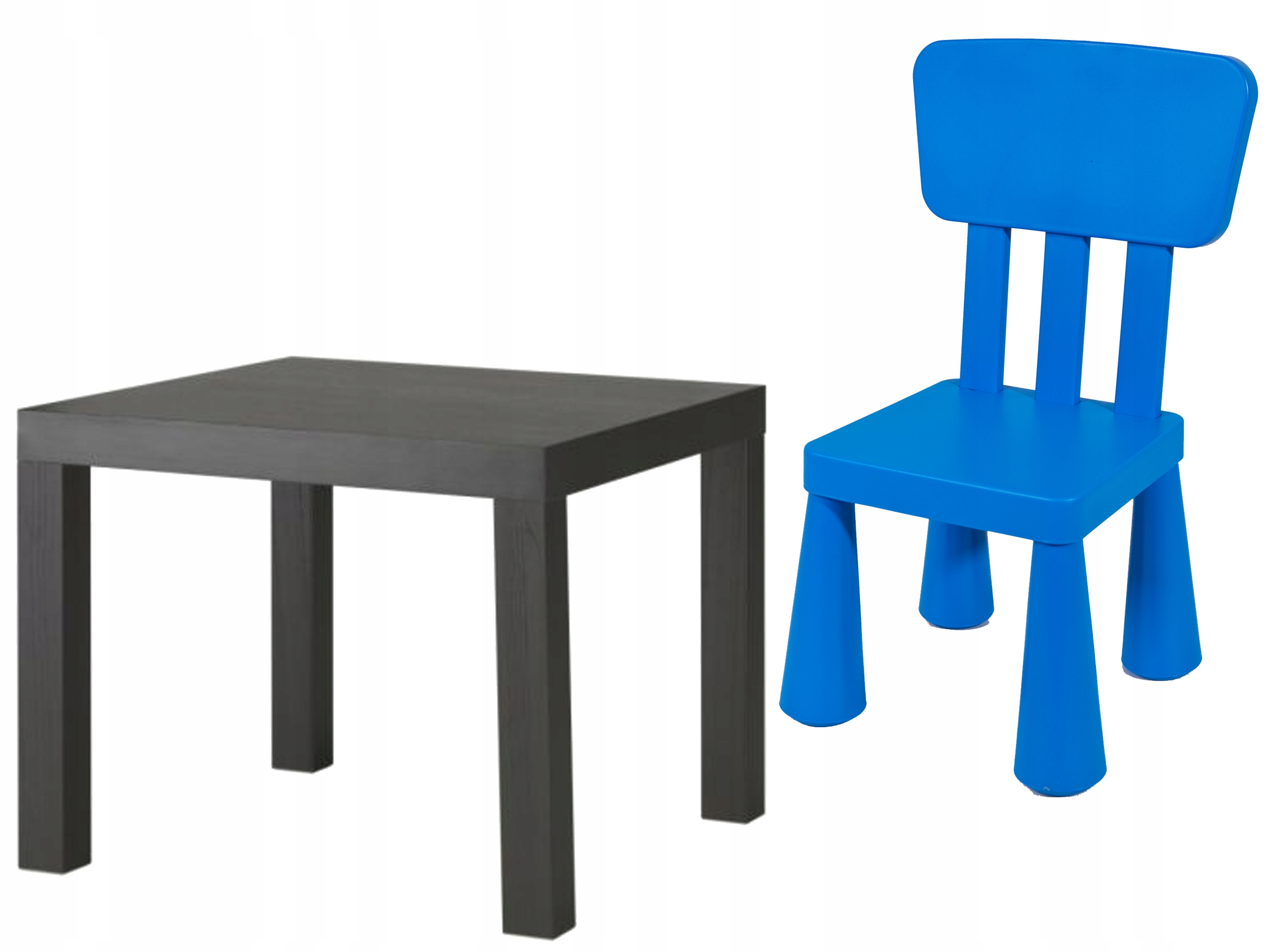 IKEA__ZESTAW__ STOLIK__ LACK + KRZESEŁKO MAMMUT__ Marka Ikea