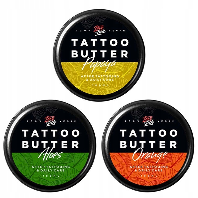 

Loveink krem do tatuażu Tattoo Butter Zestaw 3x100