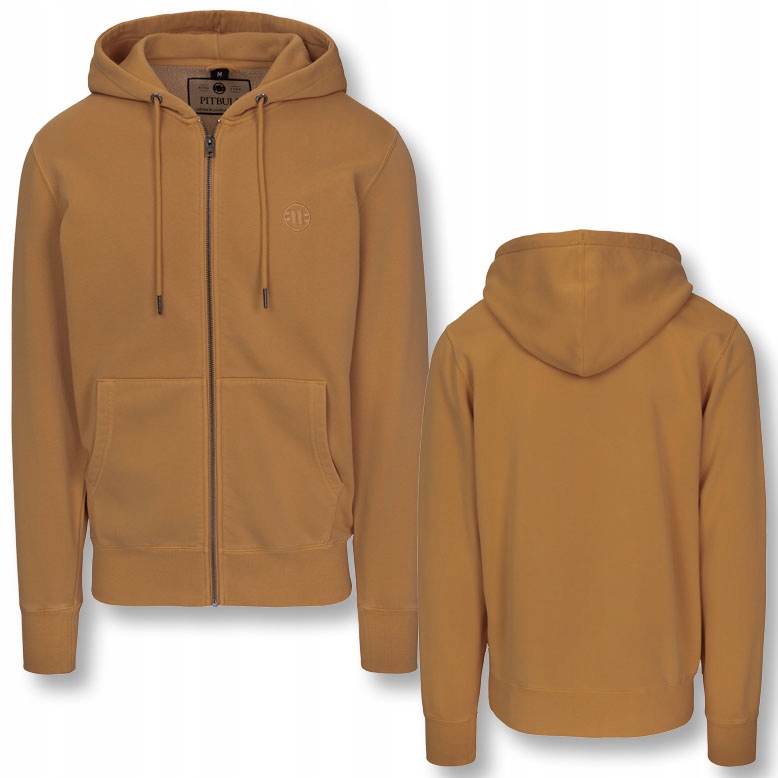 Męska Bluza rozpinana z kapturem Pitbull Sportowa Washed Lancaster II