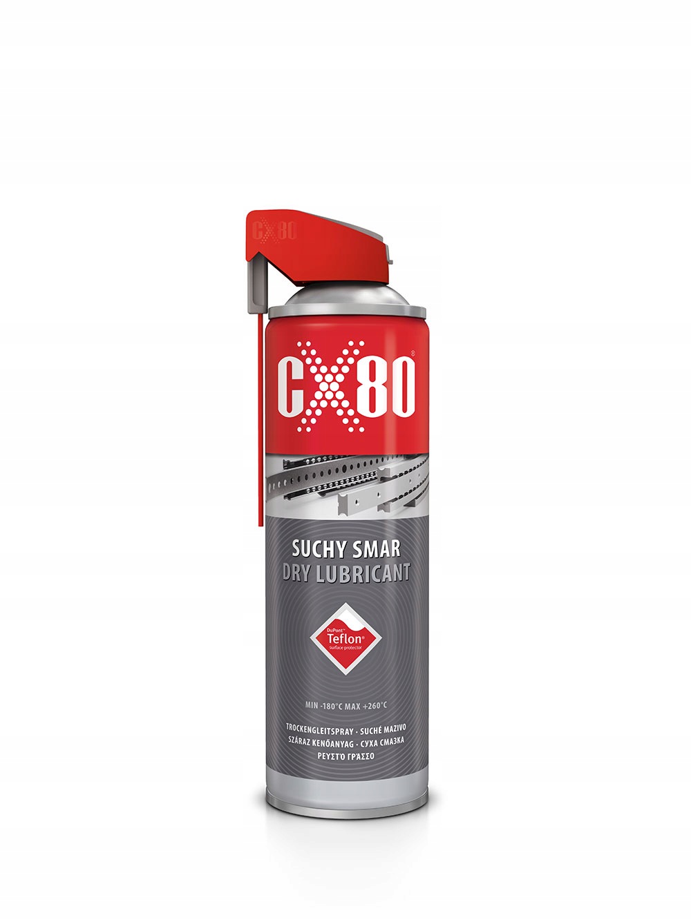 CX80 Suchy Smar Teflon 500ML Duospray 319