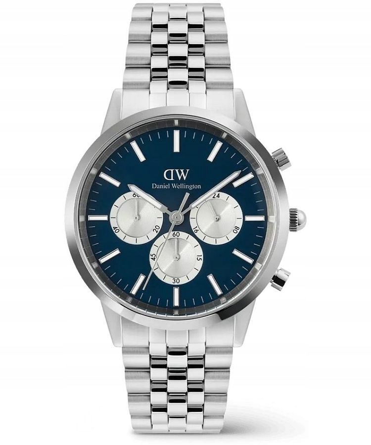 Hodinky Daniel Wellington Iconic Arch 5-Link Arctic Panda Chronograph