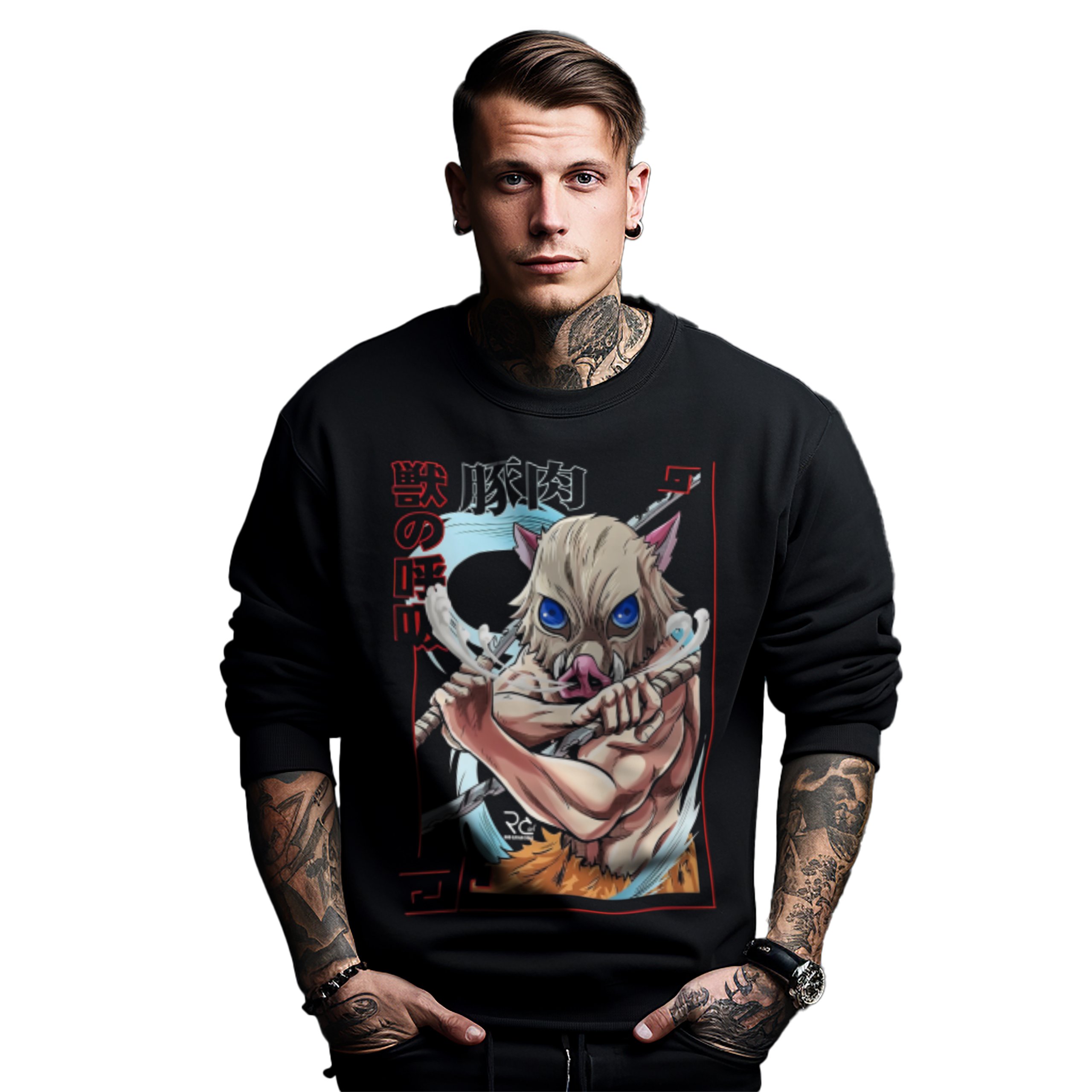 Mikina s potiskem Anime Demon Slayer.