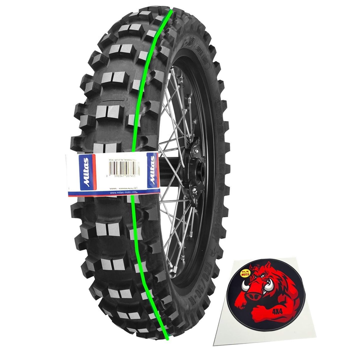 MITAS C-18 64R TT SUPER LIGHT EXTREME 110/100-18