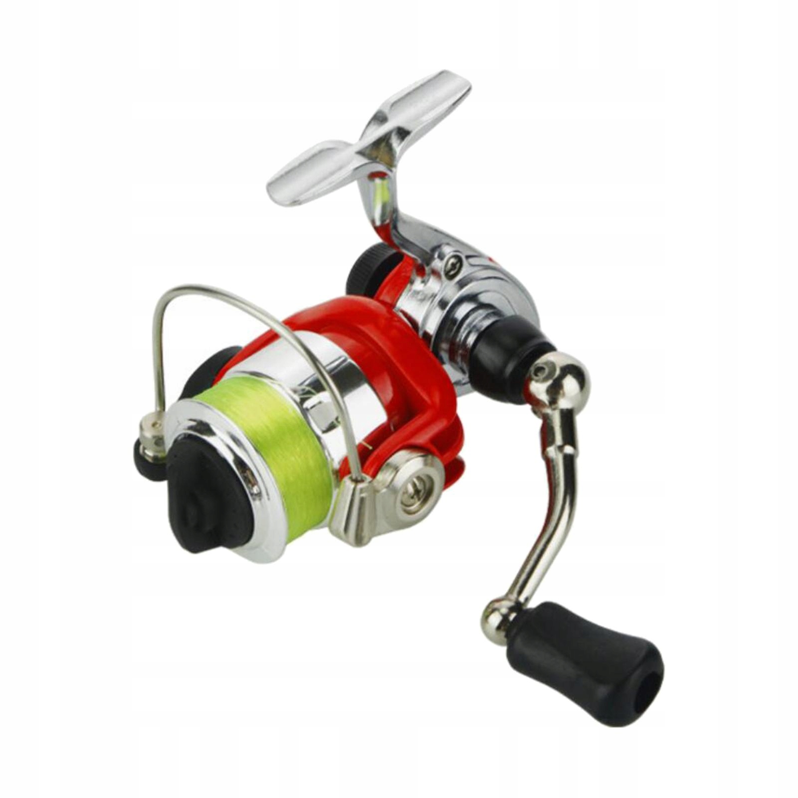 Kołowrotek High Reel 4,3: 1 Rate Fishing Rolls Czerwony