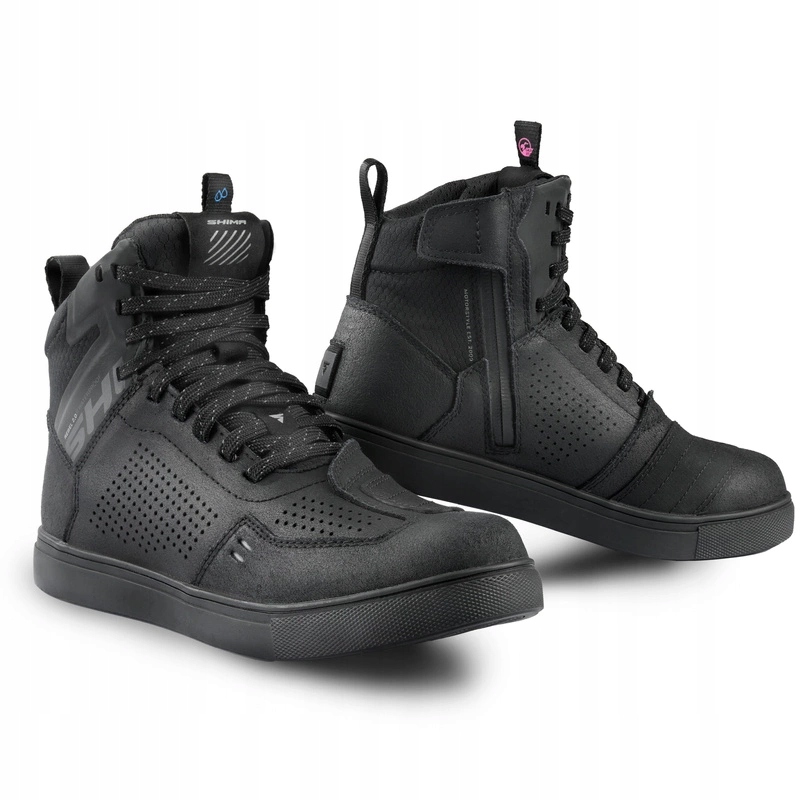 Dámske motocyklové topánky Shima Rebel 2.0 Wp Lady Black tenisky Darčeky
