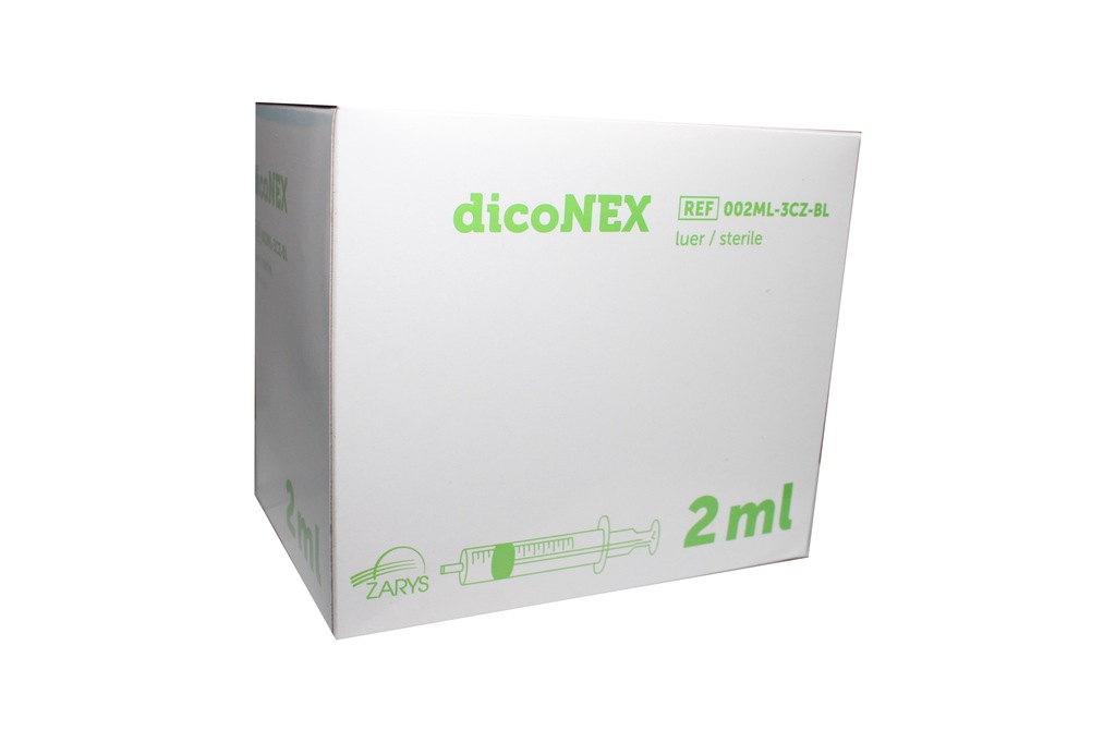 

Strzykawka Zarys dicoNEX 2 ml 100 sztuk