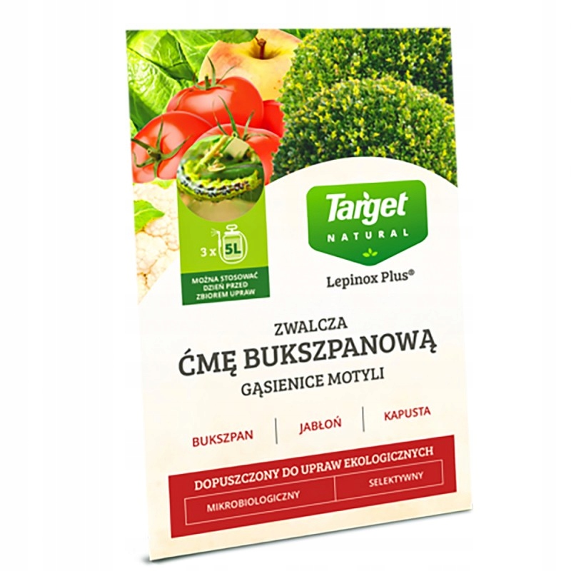 

Środek na Ćmę Bukszpanową Lepinox Oprysk Ćma 15L