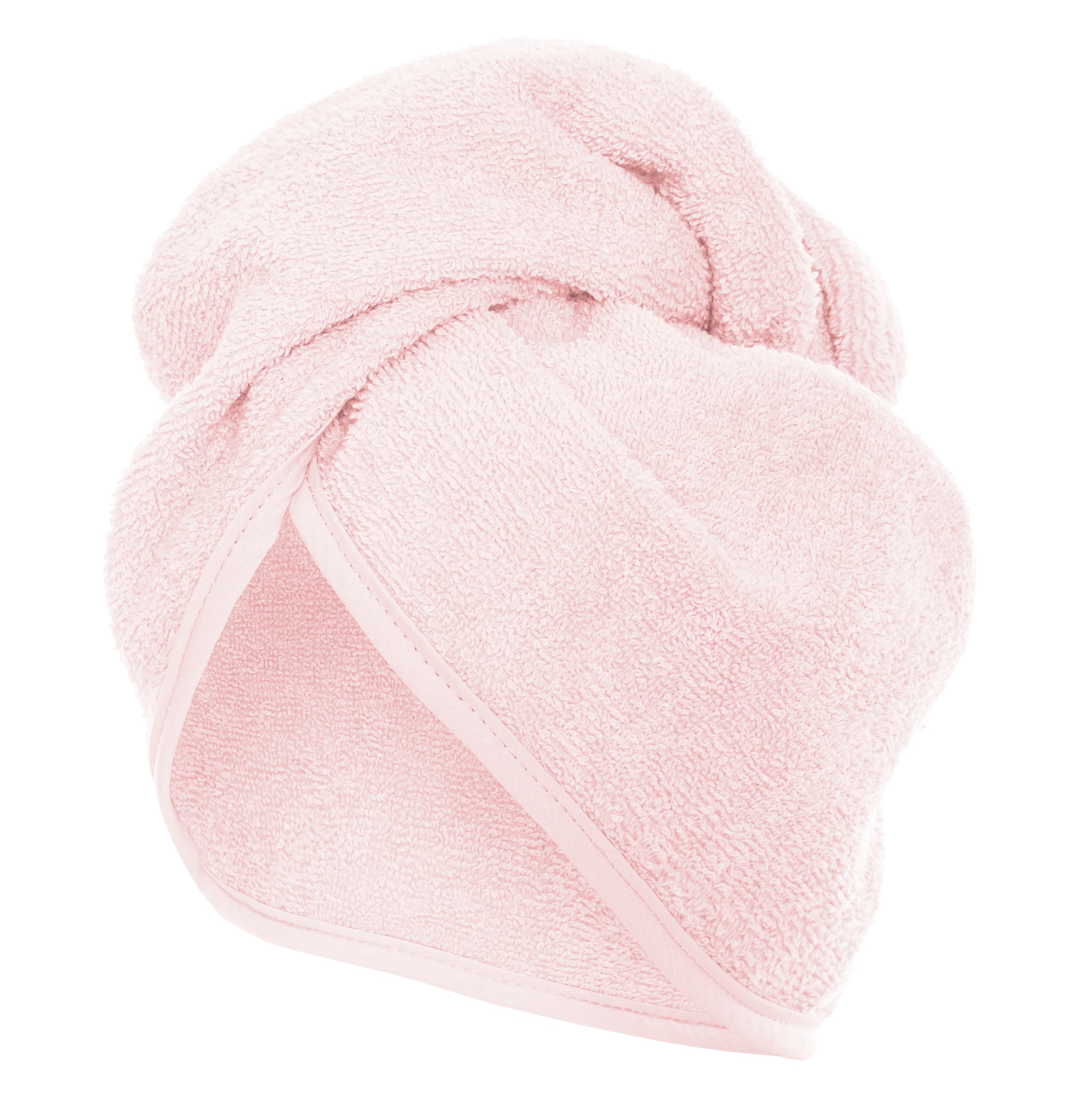 

Frotte Ręcznik Do Włosów Turban Na Głowę Pudrowy