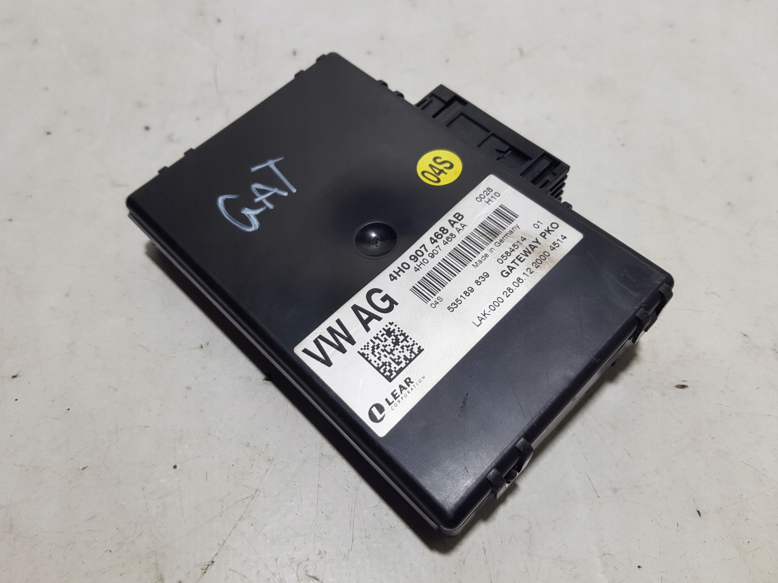 AUDI A8 D4 module control unit GATEWAY 4h0907468ab