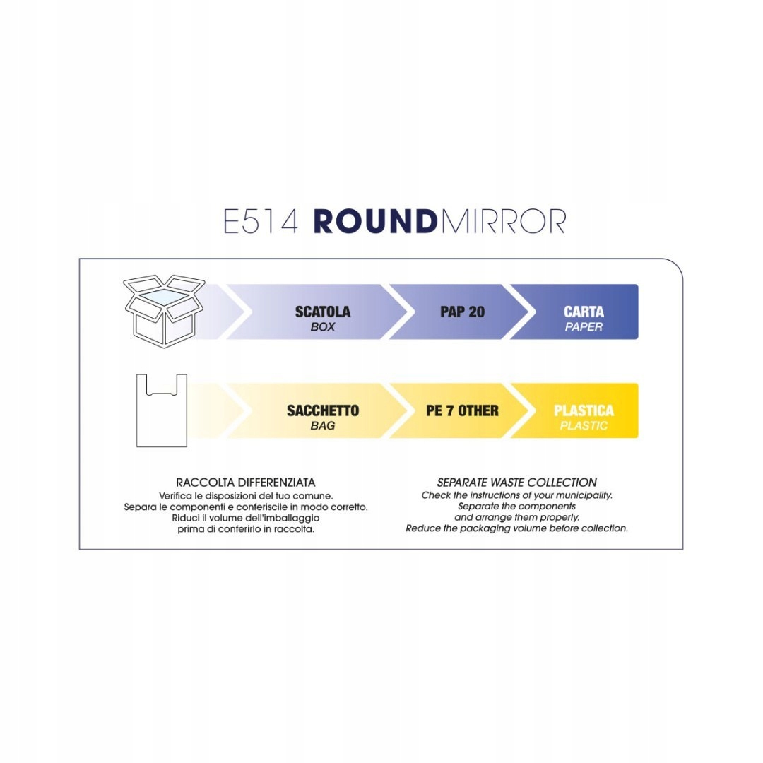 E514N LABOR CZARNE PROFESJONALNE LUSTRO OKRĄGŁE ŚREDNICA 28 CM Marka Labor Pro