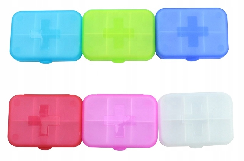 

Pojemnik na tabletki pill box pudełko Różowe