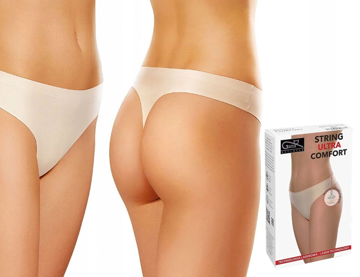 

Gatta Stringi Comfort, bezszwowe, Beżowe, Xs
