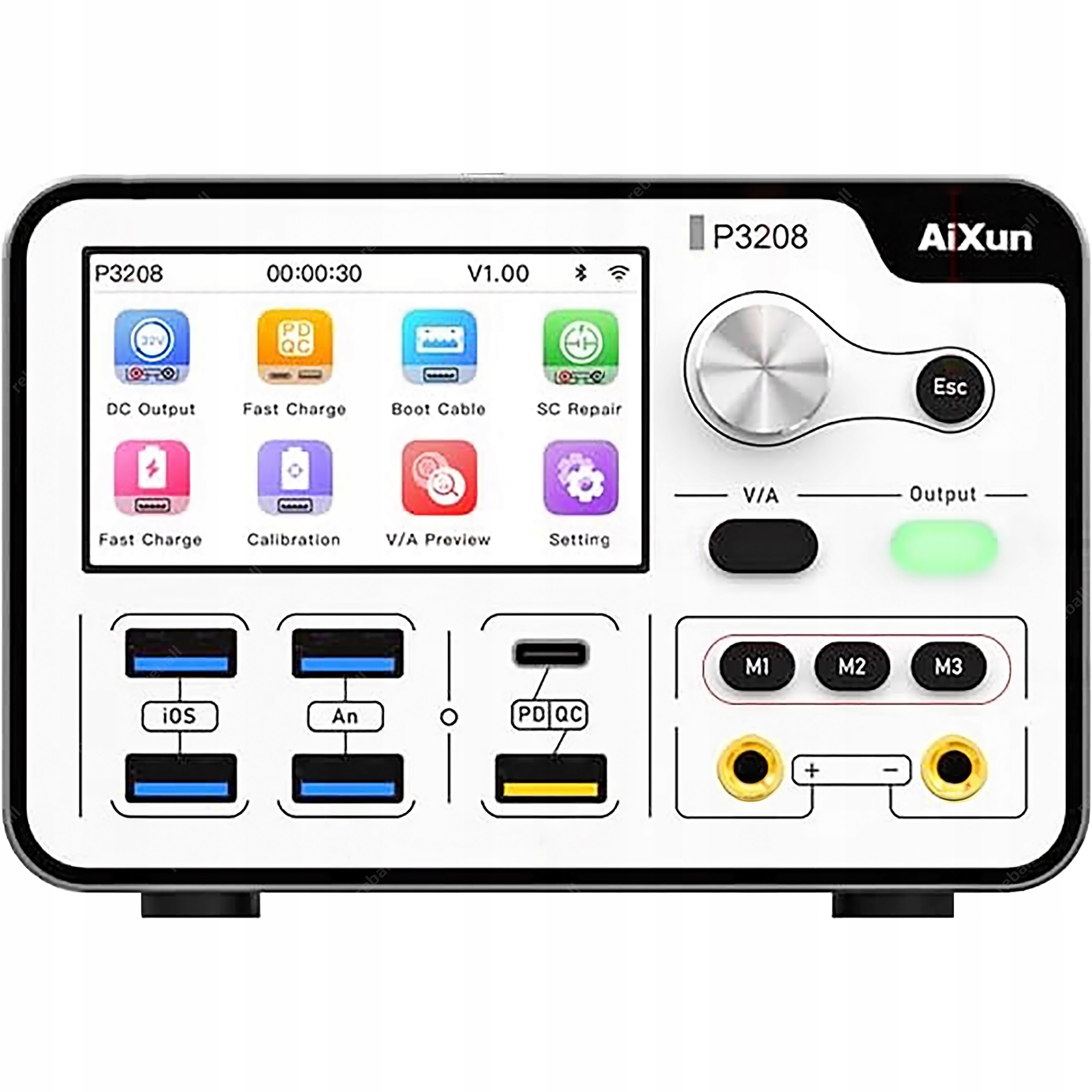 Servisní Laboratorní Napájecí Zdroj Aixun P3208 320W 32V 8A Kabely Pro Iphone