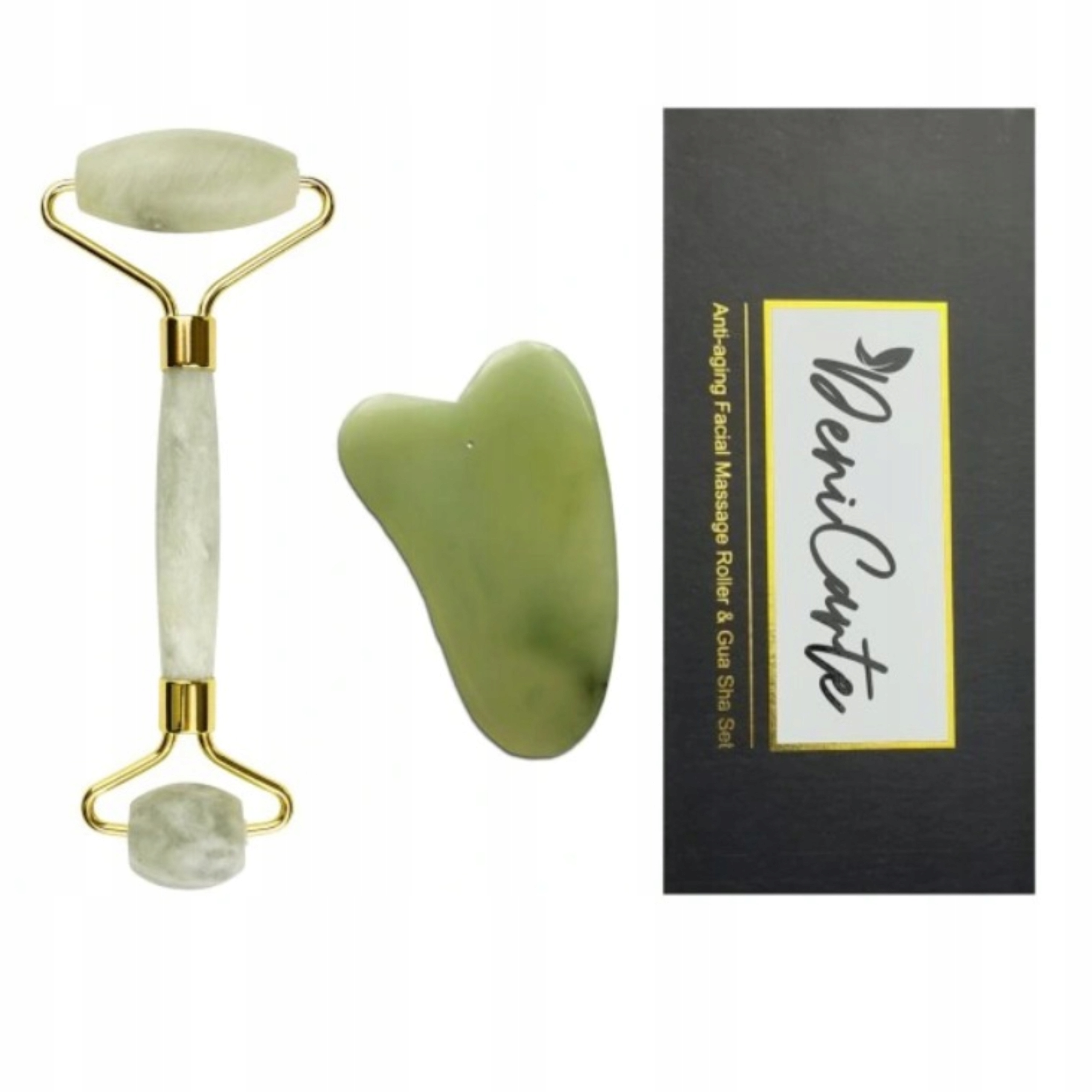 

Masażer Jadeitowy Do Twarzy Roller Gua Sha
