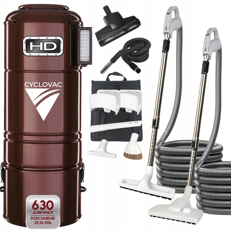 Centrálny Vysávač Cyclovac HD801C, Sada 7 9 M